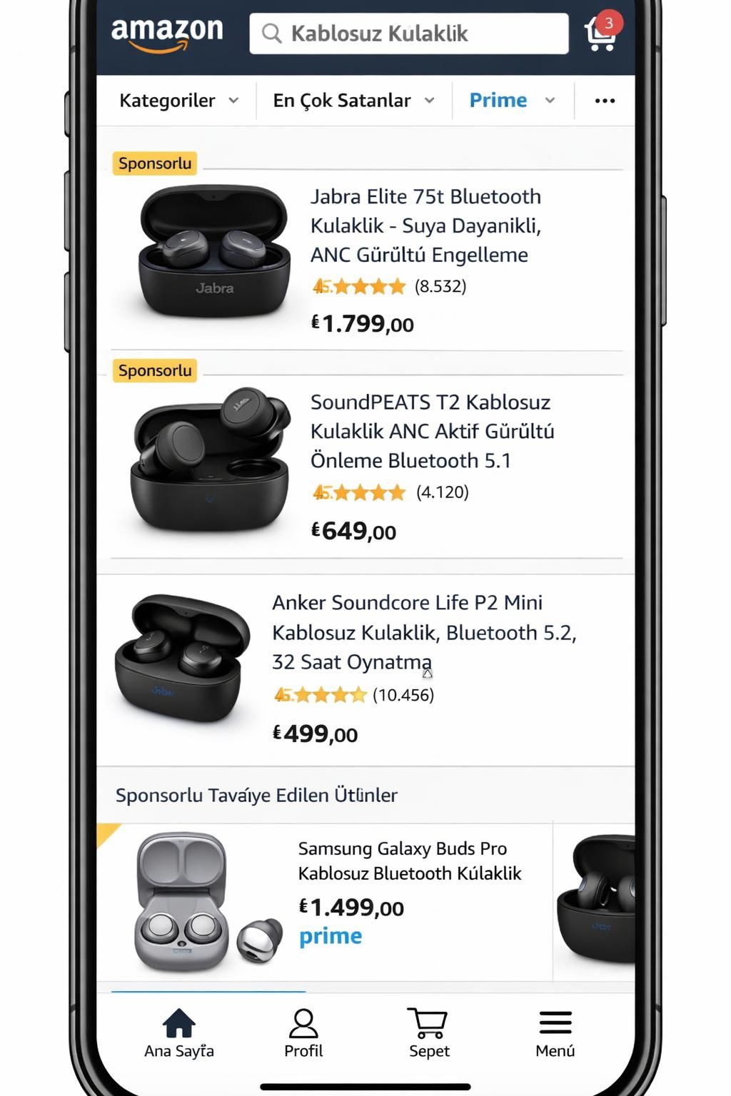 amazon, ürün arama sonuçlarında sponsorlu içerik entegrasyonunu artırarak alışveriş deneyimini geliştiriyor ve satıcıların görünürlüğünü yükseltiyor.