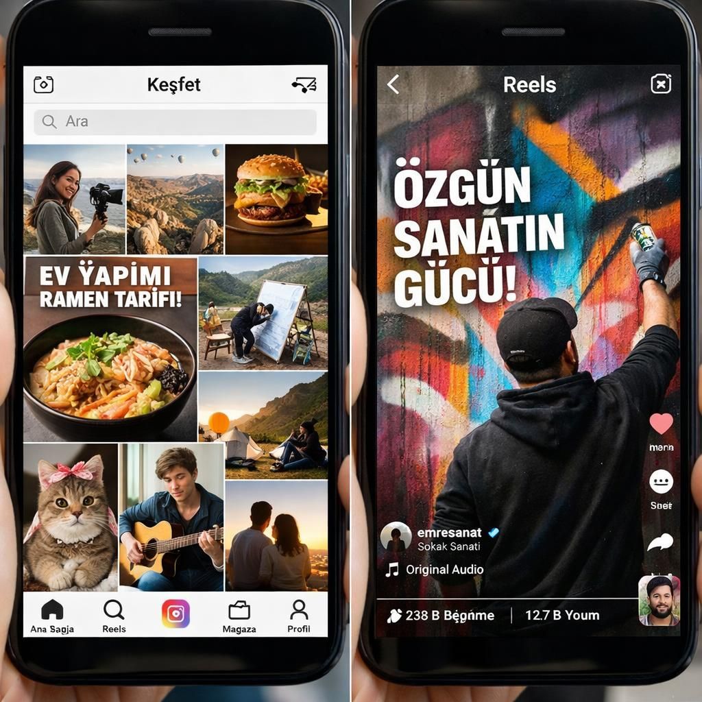 instagram, algoritmasını güncelleyerek özgün içeriklere daha fazla öncelik vermeye başladı. yeni düzenlemelerle paylaşımlarınızın daha geniş kitlelere ulaşmasını sağlayın.
