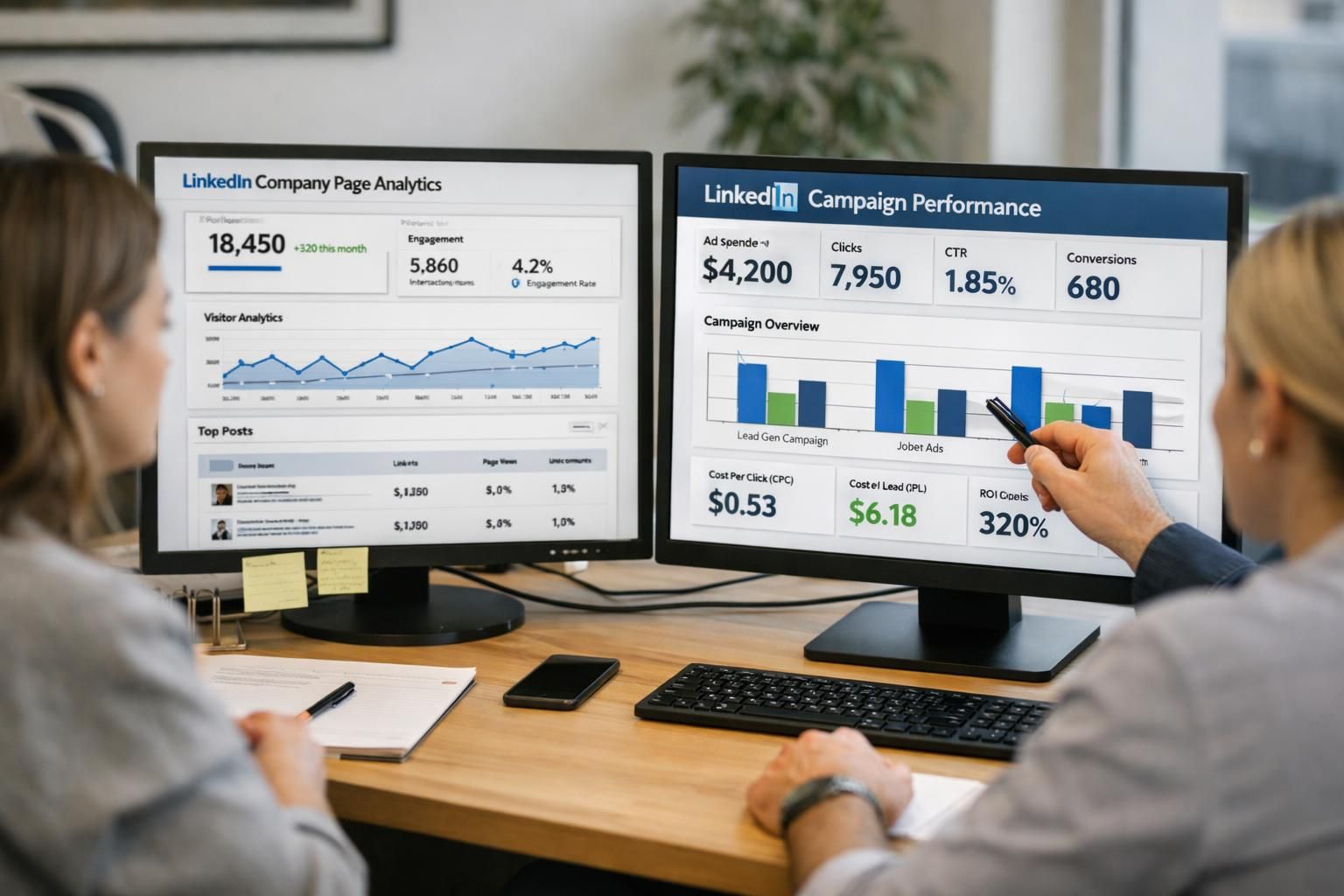 linkedin, şirket sayfaları ve reklam kampanyaları için gelişmiş analiz araçları sunarak pazarlama stratejilerinizi güçlendiriyor.