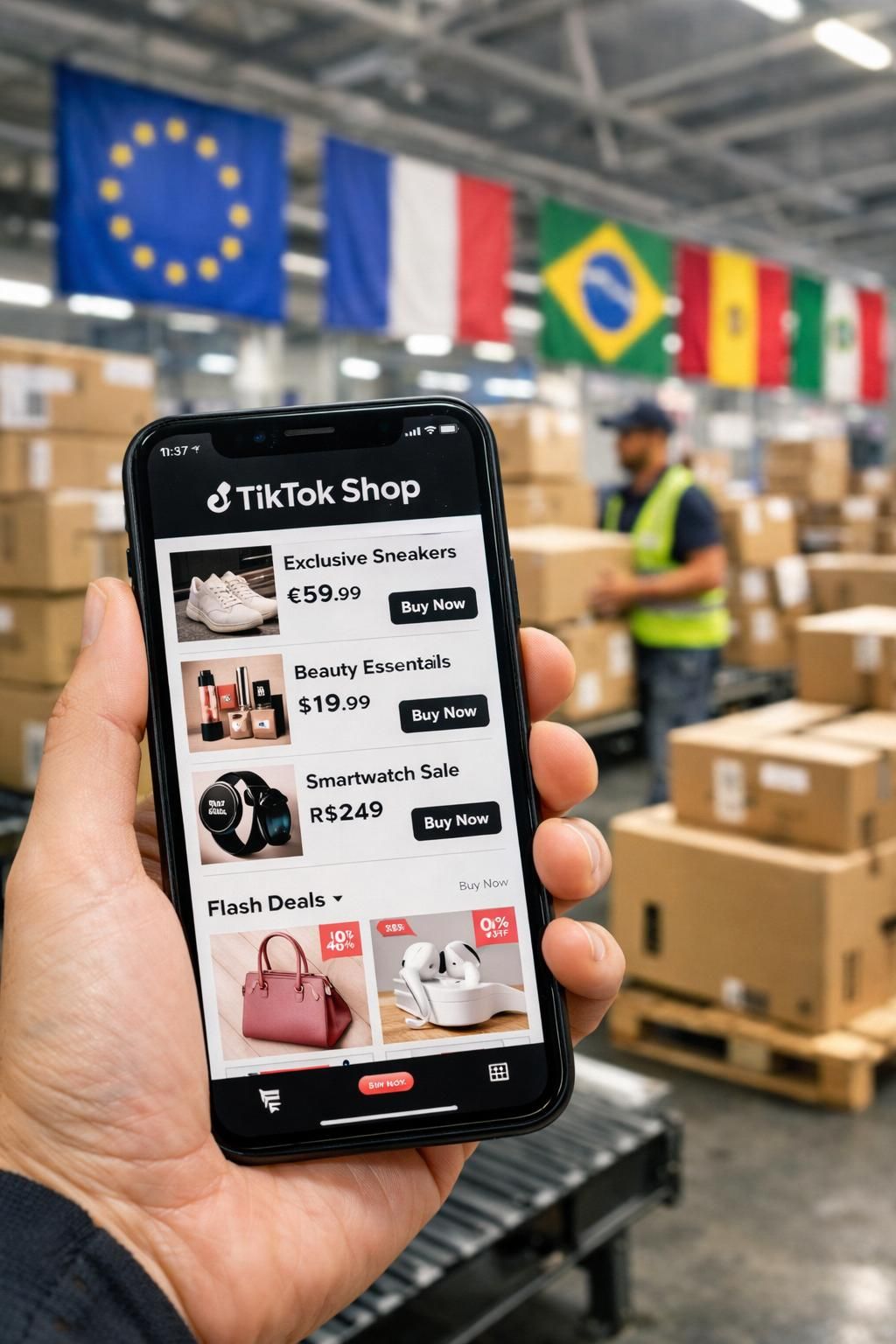 tiktok shop, uluslararası pazarlarda büyümeye devam ediyor ve küresel alıcılar ile satıcıları bir araya getirerek benzersiz bir alışveriş deneyimi sunuyor.