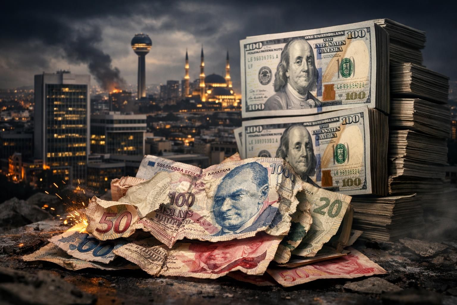 türk lirası, ankara'nın müdahalelerine rağmen dolar karşısında değer kaybetmeye devam ediyor. döviz kurlarındaki dalgalanma ve ekonomik etkiler hakkında güncel bilgiler.