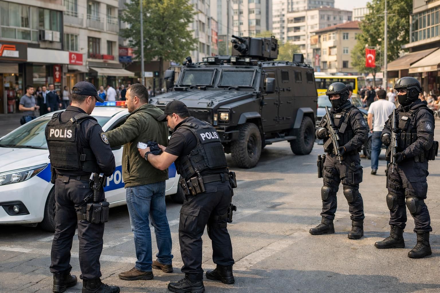 türk yetkililer, güvenliği sağlamak amacıyla çeşitli illerde güvenlik önlemlerini artırdı ve halkın huzurunu korumaya yönelik çalışmalarını yoğunlaştırdı.