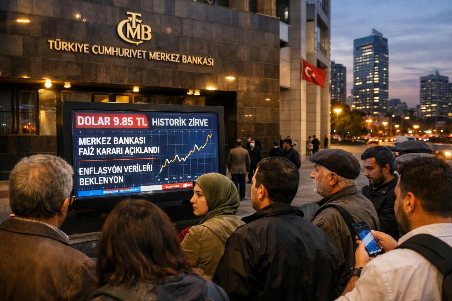 türkiye cumhuriyet merkez bankası, enflasyon baskılarına rağmen politika faiz oranını sabit tutarak ekonomik istikrarı korumaya devam ediyor.