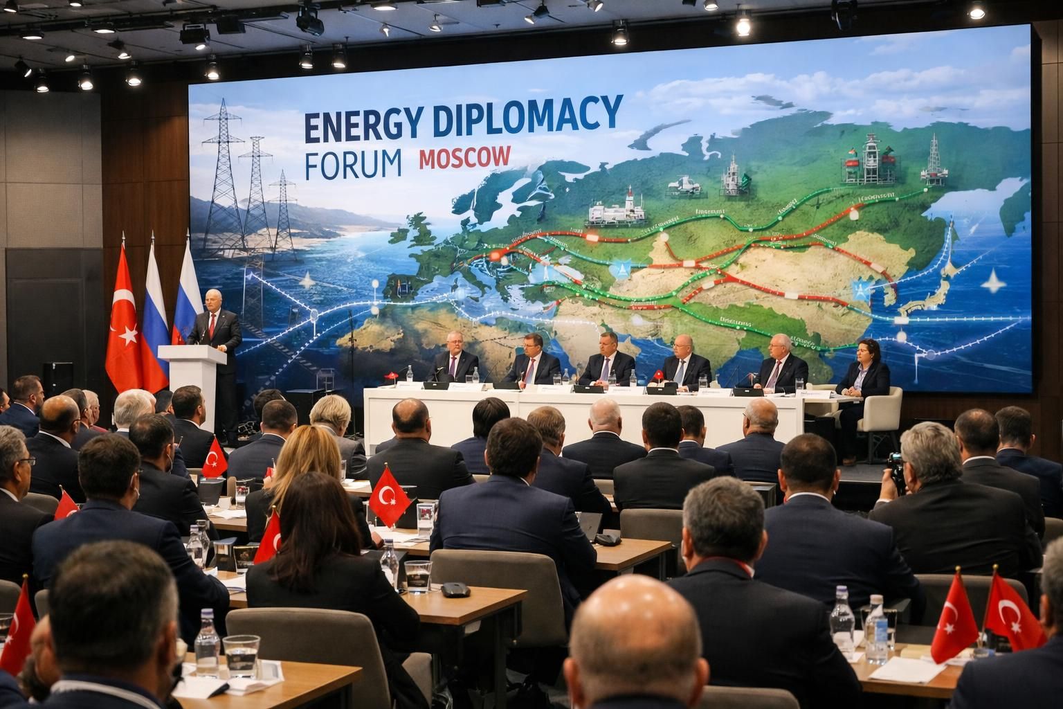 türk yetkililer, bölgesel enerji koridorlarının geliştirilmesi ve işbirliği için önemli görüşmelerini sürdürüyor.